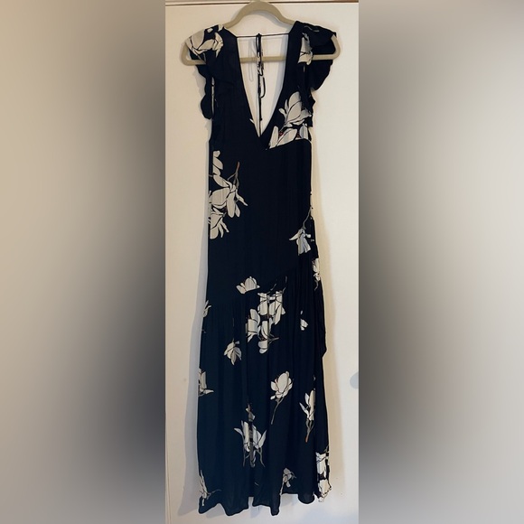 Free People Black - Asymmetrical Dress - Picture 4 of 7